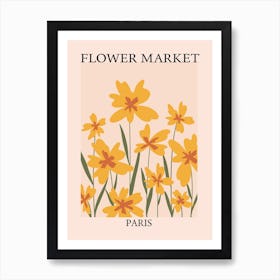 Paris Flowers Art Print