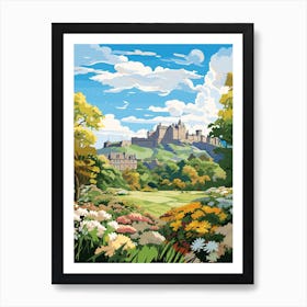 Royal Botanic Garden Edinburgh United Kingdom Illustration 3  Art Print