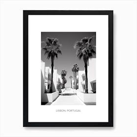 Poster Of Marbella, Spain, Photography In Black And White 2 Art Print