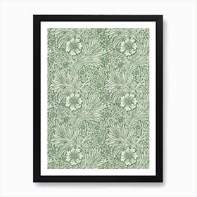 Marigold In Green, William Morris Art Print