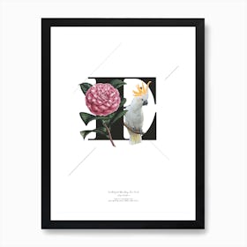 Botanical Alphabet E Art Print