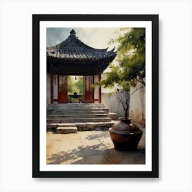 Chinese Garden 2 Art Print