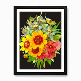 Bouquet Of Flowers 1 Art Print