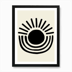 Sun Logo Art Print
