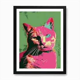 Pop - Cat 1 Art Print