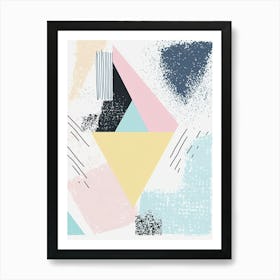 Abstract Geometric Canvas Print 1 Art Print