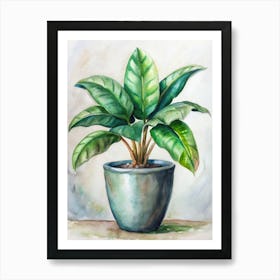 Potted Plant 1 Art Print