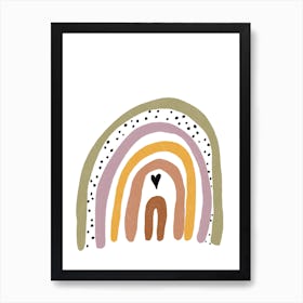 Rainbow Nude Art Print