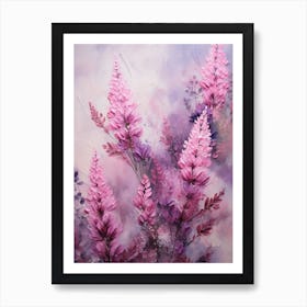 Pink Flowers 1 Art Print