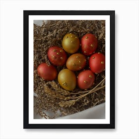 Easter Eggs 313 Art Print