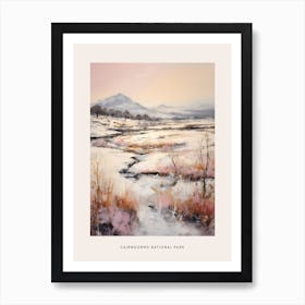 Dreamy Winter National Park Poster  Cairngorms National Park Scotland 2 Art Print