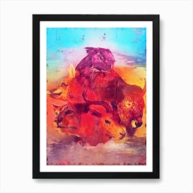 One Republic native 3 Art Print