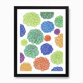 Chinese Broccoli Marker vegetable Art Print