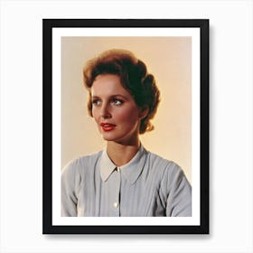 Beatrice Straight Retro Collage Movies Art Print