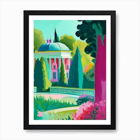 Schönbrunn Palace Gardens, Austria Abstract Still Life Art Print