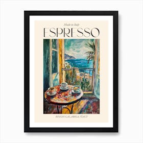 Reggio Calabria Espresso Made In Italy 1 Poster Art Print