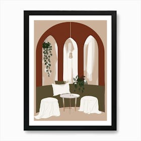 Cafe Interior Art Print