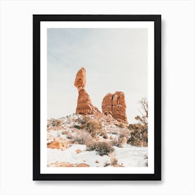 Desert Rock Formations Art Print