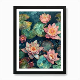 Water Lilies 9 Art Print