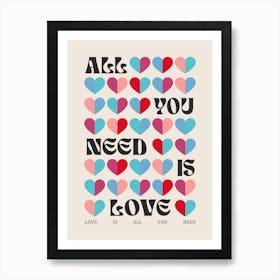 The Beatles All You Need Is Love Art Print