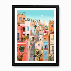 Tel Aviv Israel 7 Illustration Art Print