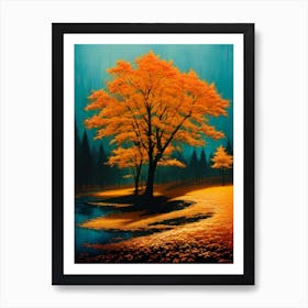 Autumn Trees 1 Art Print