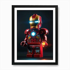 Lego Iron Man 2 Art Print