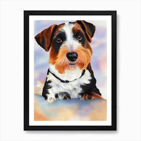 Biewer Terrier 3 Watercolour Dog Art Print