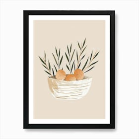 Olives In A Bowl Art Print