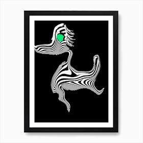 Zebra Art Print