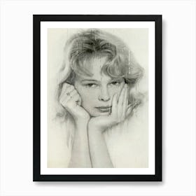 Sandy Denny Art Print