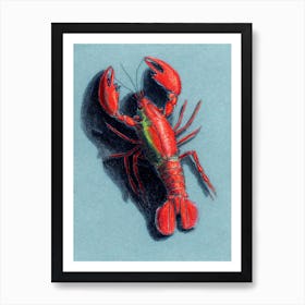 Red Lobster Art Print