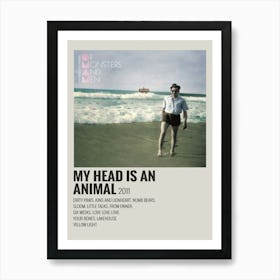 My Head Is An Animal 2011 Of Monsters And Men Poster 2 Art Print