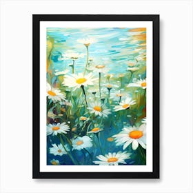 Daisy Wildflower Underwater (1) Art Print