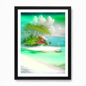 Panglao Island Philippines Soft Colours Tropical Destination Art Print