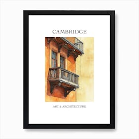 Cambridge Travel And Architecture Poster 2 Art Print