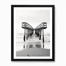 Outer Banks, Black And White Analogue Photograph 4 Art Print