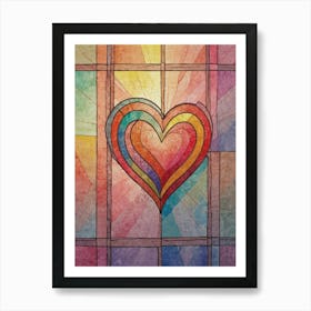 Heart Of Love 6 Art Print