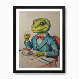 Lizard In A Suit 1 Poster