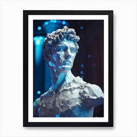 Ares Polygon Art Print