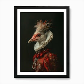 Renaissance Bird 2 Portrait Art Print