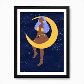 Moon Art Print