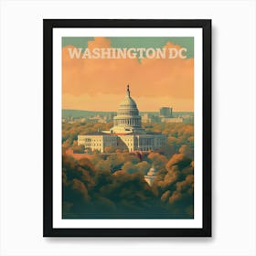 Washington Dc Travel Art Print