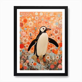 Penguin 1 Detailed Bird Painting Art Print