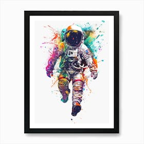 Astronaut In Space 9 Art Print