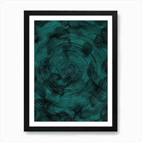 Tahitian Teal Art Print