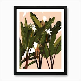 Tropical Flowers 14 Art Print