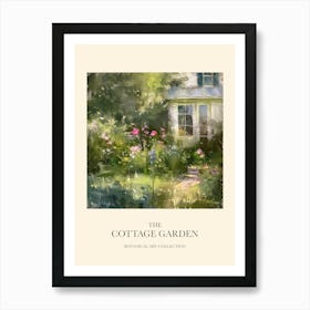 Flower Symphony Cottage Garden Poster 10 Art Print