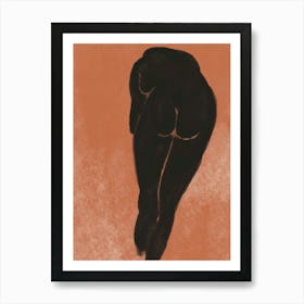 The Black Nude Art Print