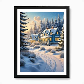 Winter Scene Art Print